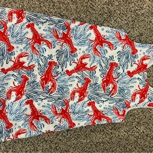 Lobster Print Sleeveless Dress